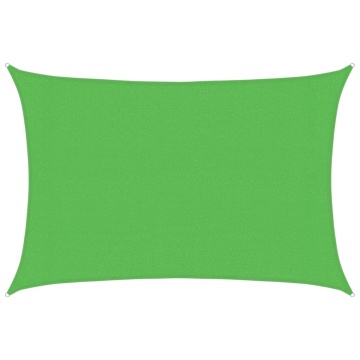 Pânză parasolar, verde deschis, 3x5 m, HDPE, 160 g/m² - Img 2