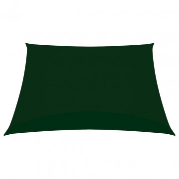Pânză parasolar, verde închis, 4x4 m, țesătură oxford, pătrat - Img 2