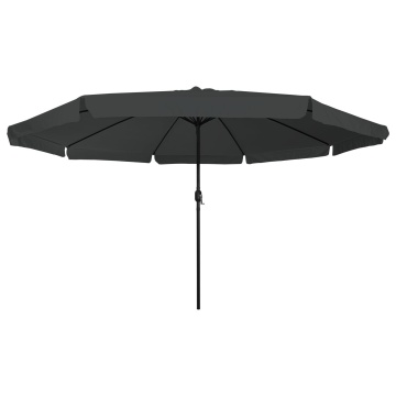 Parasol Grădină ø395x245 cm Antracit - Img 3
