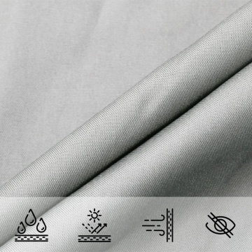 Parasolar, gri deschis, 4x4 m, 100% poliester Oxford - Img 7