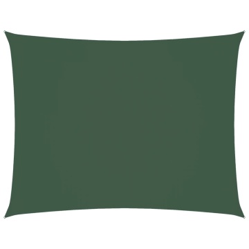 Parasolar verde închis 3,5x5 m țesătură oxford dreptunghiular - Img 2