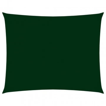 Parasolar, verde închis, 5x6 m, țesătură oxford, dreptunghiular - Img 1