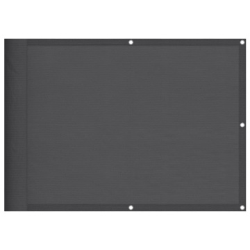 Paravan de balcon, antracit, 75x800 cm, 100% poliester oxford - Img 2