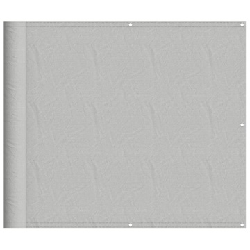 Paravan de balcon gri deschis 90x600 cm 100% poliester oxford - Img 2
