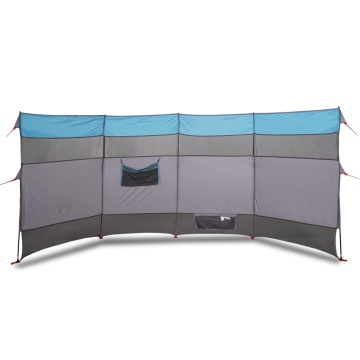 Paravan de camping, albastru, 366x152x152 cm, impermeabil - Img 2
