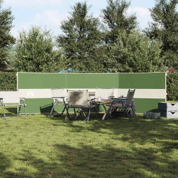 Paravan de camping verde 490x123 cm impermeabil - Img 3