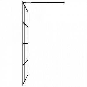 Paravan de duș walk-in, 90 x 195 cm, sticlă securizată - Img 6
