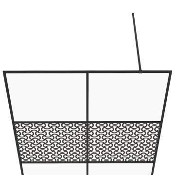 Paravan de duș walk-in negru 140x195 cm sticlă ESG transparentă - Img 4