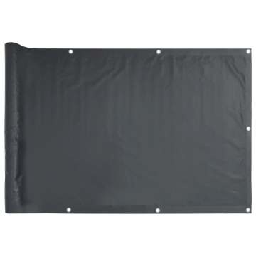 Paravan de grădină, antracit, 300x120 cm, PVC - Img 2