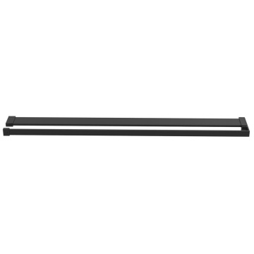Paravan duș walk-in cu raft negru 100x195cm sticlă ESG/aluminiu - Img 7