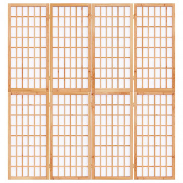 Paravan pliabil de cameră, 4 panouri, 160x170 cm, stil japonez - Img 3
