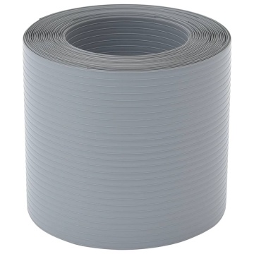 Paravane de grădină, 10 buc., gri, 252,5x19 cm, PVC - Img 2