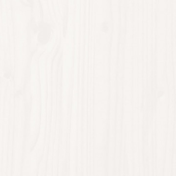Pat de zi, alb, 80x200 cm, lemn masiv de pin - Img 7