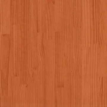 Pat supraetajat 90x200/140x200 cm maro ceruit lemn masiv de pin - Img 7