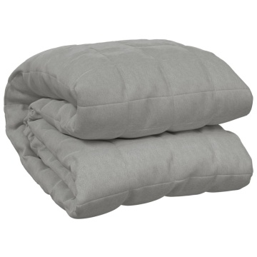 Pătură cu greutăți, gri, 220x230 cm, 15 kg, material textil - Img 2