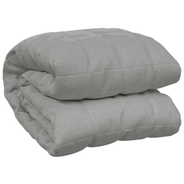Pătură cu greutăți, gri, 220x240 cm, 15 kg, material textil - Img 2