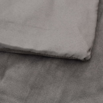 Pătură grea cu husă, gri, 200x220 cm, 9 kg, material textil - Img 6
