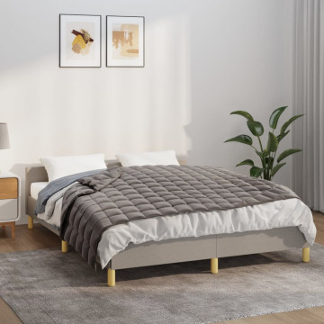 Pătură grea, gri, 122x183 cm, 9 kg, material textil - Img 1