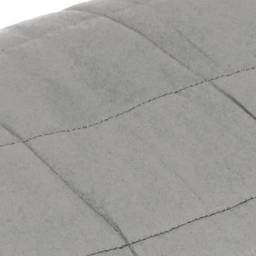 Pătură grea, gri, 135x200 cm, 10 kg, material textil - Img 4