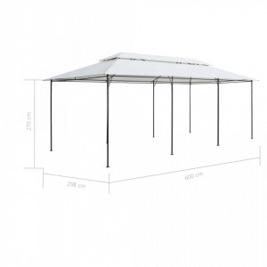 Pavilion, alb, 600 x 298 x 270 cm, 180g/m² - Img 6