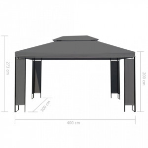 Pavilion, antracit, 300 x 400 cm - Img 5
