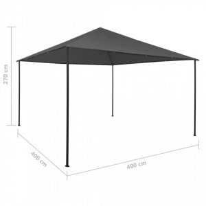 Pavilion, antracit, 4 x 4 x 2,7 m, 180 g/m² - Img 7