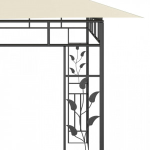 Pavilion cu plasă anti-țânțari, crem, 6 x 3 x 2,73 m - Img 6