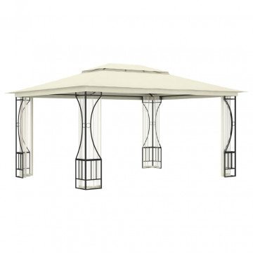 Pavilion cu plase, crem, 300 x 400 x 265 cm - Img 4