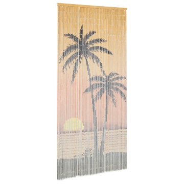 Perdea de ușă pentru insecte, 90 x 200 cm, bambus - Img 2