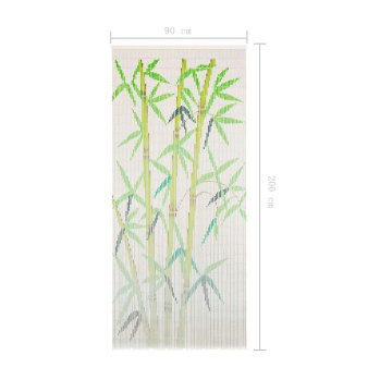 Perdea de ușă pentru insecte, 90 x 200 cm, bambus - Img 5