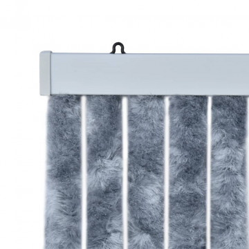 Perdea pentru insecte, argintiu, 90x220 cm, Chenille - Img 7