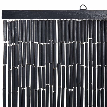 Perdele ușă cu insecte gri închis 90x220 cm bambus - Img 4