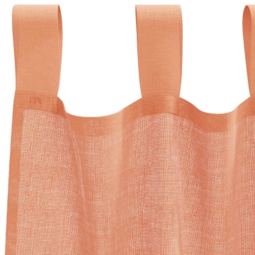 Perdele Voile cu Bucle 2 buc Terracota 140x175 cm - Img 8