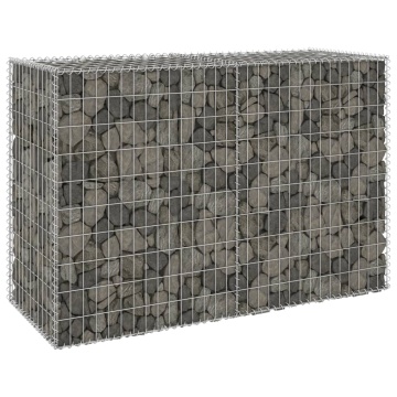Perete gabion cu capace, 150 x 60 x 100 cm, oțel galvanizat - Img 1