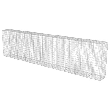 Perete gabion cu capace, 600 x 50 x 150 cm, oțel galvanizat - Img 3
