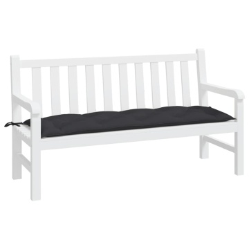 Pernă bancă de grădină, negru, 150x50x7 cm, material oxford - Img 3