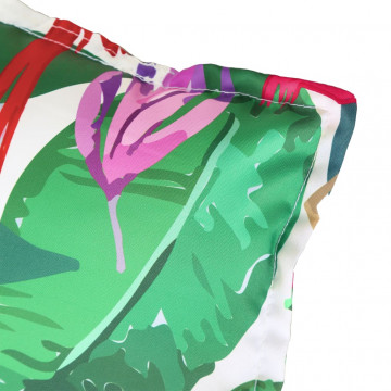 Pernă de bancă multicoloră, 150x50x7 cm, material textil - Img 6