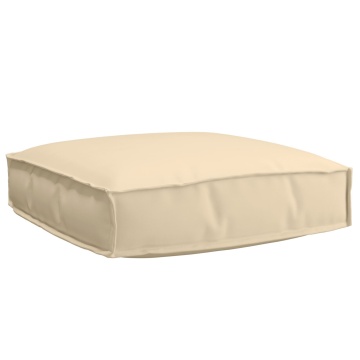 Pernă de exterior Bej Bumbac 60 cm x 60 cm Materiale waterproof - Img 2