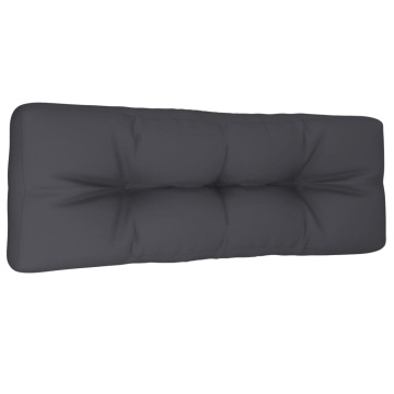 Pernă de paleți, antracit, 120x40x12 cm, material textil - Img 4