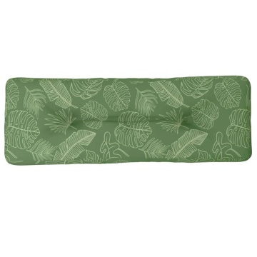 Pernă de paleți, model frunze, 120x40x12 cm, textil - Img 4