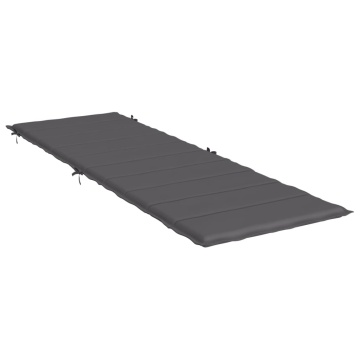Pernă de șezlong, antracit, 180x58x3 cm, textil oxford - Img 4