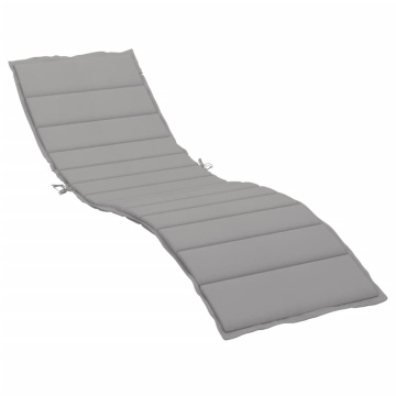 Pernă de șezlong, gri, 200x50x3 cm, textil oxford - Img 2