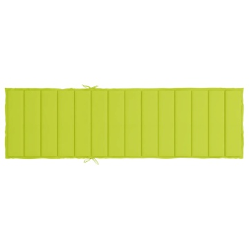 Pernă de șezlong, verde aprins, 200x60x3 cm, textil oxford - Img 8