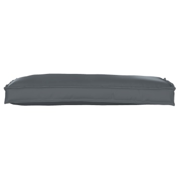 Perna Exterioară Antracit Poliester 100 cm x 40 cm x 8 cm - Img 1