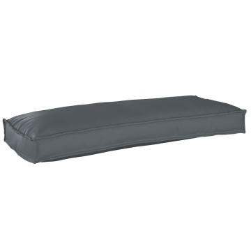 Perna Exterioară Antracit Poliester 100 cm x 40 cm x 8 cm - Img 2