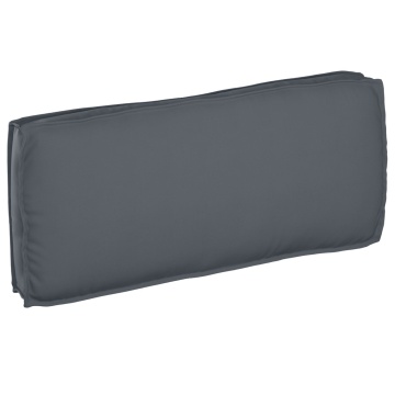 Perna Exterioară Antracit Poliester 120 x 12 x 50 cm Durabilă - Img 2