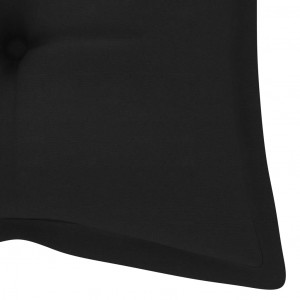 Pernă pentru balansoar, negru, 120 cm, material textil - Img 6