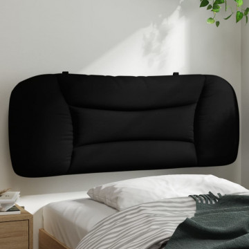 Pernă pentru tăblie de pat, negru, 100 cm, material textil - Img 1