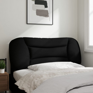 Pernă pentru tăblie de pat, negru, 100 cm, material textil - Img 3