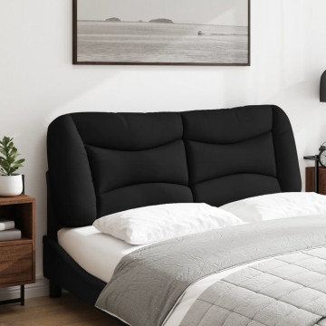Pernă pentru tăblie de pat, negru, 140 cm, material textil - Img 3